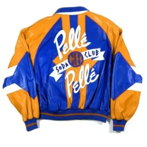 Pelle Pelle Soda Club 90s Orange and Blue Jacket