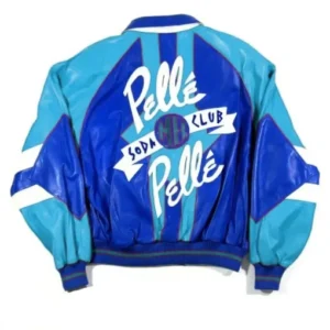 Pelle Pelle Soda Club 90s Orange and Blue Jacket