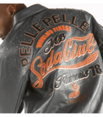 Pelle Pelle Soda Club Grey Leather Jacket