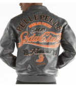 Pelle Pelle Soda Club Grey Leather Jacket
