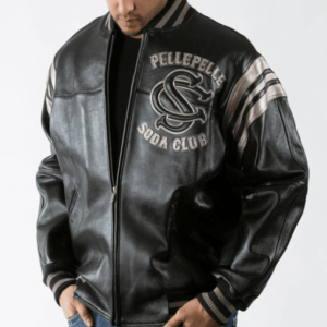 Pelle Pelle Soda Club Original Black Leather Jacket
