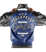 Pelle Pelle Soda Club Supply Blue Leather Jacket