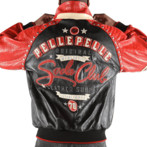 Pelle Pelle Soda Club Supply Red Leather Jacket