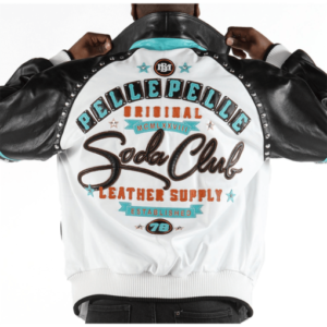 Pelle Pelle Soda Club Supply White Leather Jacket