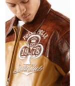 Pelle Pelle Soda Club Tim Tan Brown Leather Jacket
