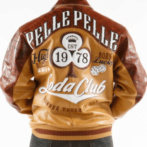 Pelle Pelle Soda Club Tim Tan Brown Leather Jacket