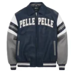 Pelle Pelle Soda Club Vintage Arches Navy Blue Leather Jacket