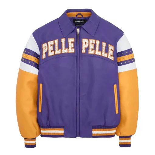 Pelle Pelle Soda Club Vintage Purple Leather Jacket (4) Pelle Pelle Soda Club Vintage Purple Leather Jacket
