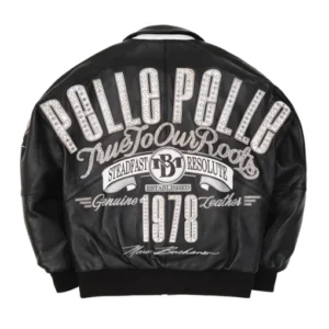 Pelle Pelle True To Our Roots Black Leather Jacket
