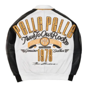 Pelle Pelle True To Our Roots White Leather Jacket