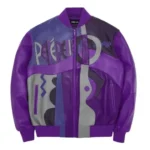 Pelle Pelle Vintage Purple Picasso Leather Jacket