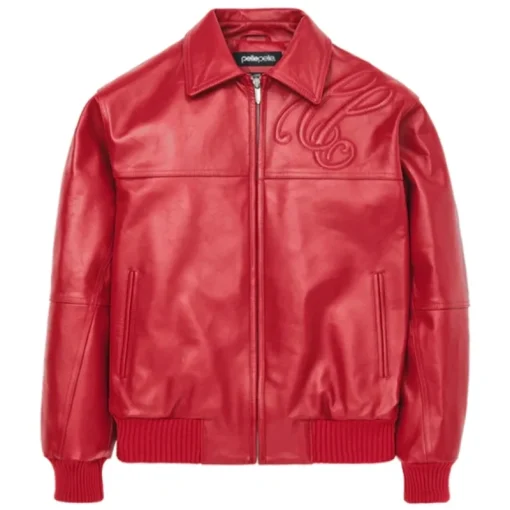 Pelle Pelle Vintage Red Puff Plush Leather Jacket (2) Pelle Pelle Vintage Red Puff Plush Leather Jacket