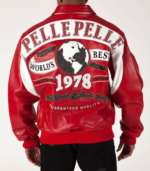 Pelle Pelle Vintage Worlds Best Red Jacket