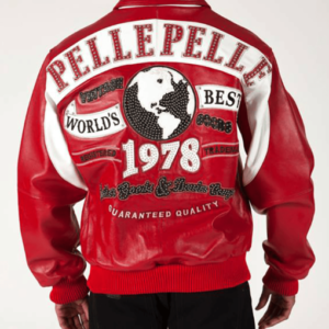 Pelle Pelle Vintage Worlds Best Red Jacket