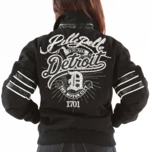 Pelle Pelle Women’s Detroit Black Wool Jacket