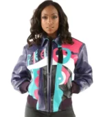 Pelle Pelle Womens Picasso Purple Leather Jacket