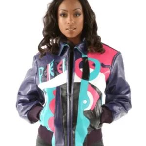 Pelle Pelle Womens Picasso Purple Leather Jacket