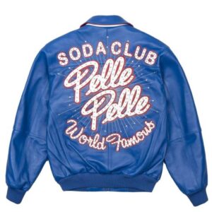 Pelle Pelle World Famous Soda Club Blue Jacket