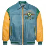 Pelle Pelle World Famous Soda Club Turquoise Leather Jacket