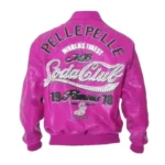 Pelle Pelle World Finest Soda Club Pink Leather Jacket
