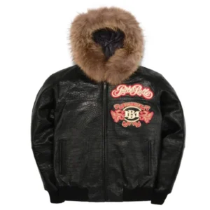 Pelle Pelle World Tour Black Fur Hood Jacket