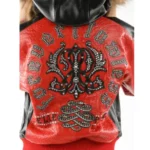 Pelle Pelle’s Womens Forever Flawless Red Leather Jacket