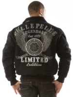 Pelle Pelle Limited Edition Black Wool Jacket