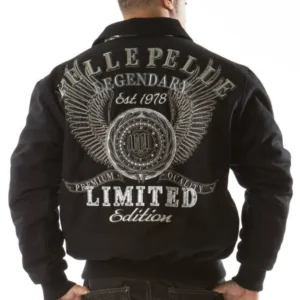 Pelle Pelle Limited Edition Black Wool Jacket