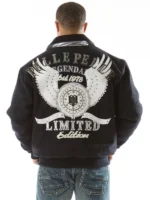 Pelle Pelle Limited Edition Dark Navy Wool Jacket