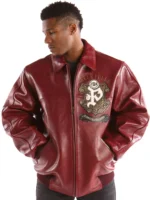 Pelle Pelle Limited Edition Maroon Leather Jacket