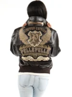 Pelle Pelle Women’s Limited Edition BlackBrown Leather Jacket