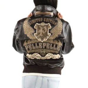 Pelle Pelle Women’s Limited Edition BlackBrown Leather Jacket