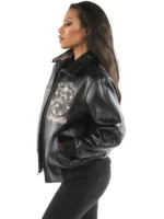 Pelle Pelle Women’s Limited Edition Black Leather Jacket