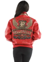 Pelle Pelle Women’s Limited Edition Red Leather Jacket