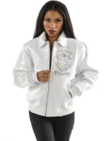 Pelle Pelle Women’s Limited Edition White Leather Jacket