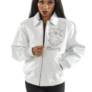 Pelle Pelle Women’s Limited Edition White Leather Jacket